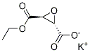 (2S-反式)-2,3-环氧乙烷二羧酸单乙酯钾盐结构式