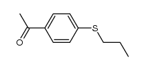 1-(4-propylsulfanyl-phenyl)-ethanone Structure
