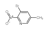 3-Bromo-5-methyl-2-nitropyridine Structure