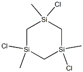 1,3,5-三氯-1,3,5-三甲基-1,3,5-三硅杂环己烷结构式