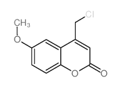 4-(氯甲基)-6-甲氧基-2H-色烯-2-酮结构式