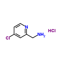 4-氯吡啶-2-甲胺盐酸盐结构式