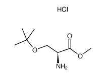 H-SER(TBU)-甲氧基盐酸盐结构式