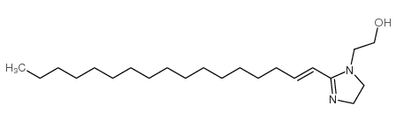 2-(1-十七碳烯基)-4,5-二氢-1H-咪唑-1-乙醇结构式
