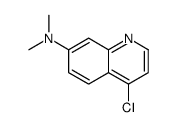 (4-氯-喹啉-7-基)-二甲基-胺结构式