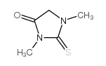 1,3-二甲基-2-硫代乙内酰脲结构式