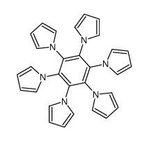 1-[2,3,4,5,6-PENTA(1H-PYRROL-1-YL)PHENYL]-1H-PYRROLE Structure