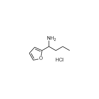 1-(呋喃-2-基)丁-1-胺盐酸盐结构式