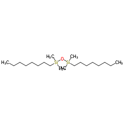 1,1,3,3-Tetramethyl-1,3-dioctyldisiloxane Structure