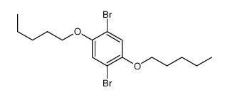 1,4-dibromo-2,5-dipentoxybenzene结构式