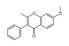 7-methoxy-2-methyl-3-phenylchromen-4-one结构式