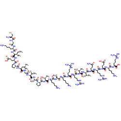 HIV (gp120) Antigenic Peptide trifluoroacetate salt Structure
