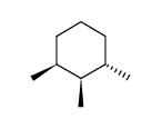 cis,cis,trans-1,2,3-trimethylcyclopentane Structure