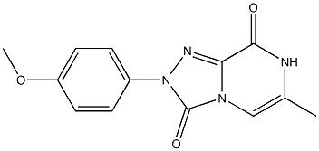 2-(4-methoxyphenyl)-6-methyl-[1,2,4]triazolo[4,3-a]pyrazine-3,8(2H,7H)-dione Structure