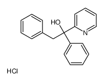 1,2-diphenyl-1-pyridin-2-ylethanol,hydrochloride Structure