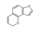 (2H)-furo[2,3-h]-1-benzopyran结构式