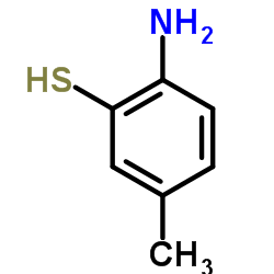 2-氨基-5-甲基苯硫酚结构式