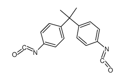 2,2-bis-(4-isocyanato-phenyl)-propane Structure