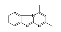 (6CI,7CI,8CI,9CI)-2,4-二甲基嘧啶并[1,2-a]苯并咪唑结构式