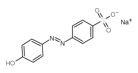 4-羟基偶氮苯-4'-磺酰钠水合物结构式