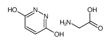 2-aminoacetic acid,1,2-dihydropyridazine-3,6-dione结构式