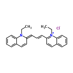 Pinacyanol Chloride Structure