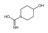 4-羟基-1-哌啶羧酰胺结构式