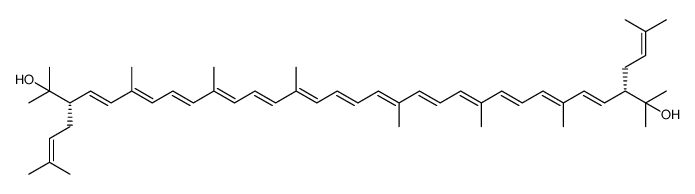 3'',3'''-Dideoxy-2'',3'':2''',3'''-tetradehydrobacterioruberin结构式