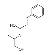 N-(2-Hydroxy-1-methylethyl)-3-phenylpropenamide结构式