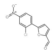 5-(2-氯-4-硝基苯基)呋喃-2-甲醛结构式