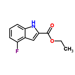 Ethyl-4-Fluoroindole-2-Carboxylate Structure