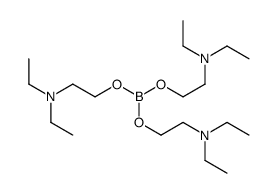 Boric acid tris[2-(diethylamino)ethyl] ester结构式