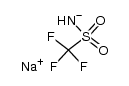 trifluoromethanesulfonamide monosodium salt Structure