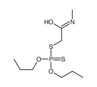 2-dipropoxyphosphinothioylsulfanyl-N-methyl-acetamide Structure