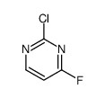 2-chloro-4-fluoropyrimidine Structure