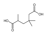 2,4,4-Trimethylhexanedioic acid结构式