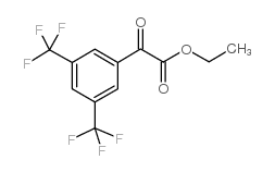 [3,5-双(三氟甲基)苯基](氧代)乙酸乙酯结构式