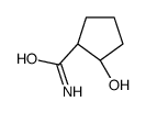 (1R,2R)-2-hydroxycyclopentane-1-carboxamide结构式