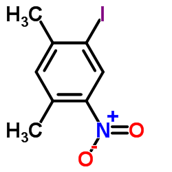 2,4-二甲基-1-碘-5-硝基苯结构式