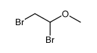 1,2-dibromoethyl methyl ether结构式