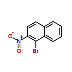 1-Bromo-2-nitronaphthalene Structure