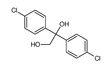 1,1-bis(4-chlorophenyl)ethane-1,2-diol结构式