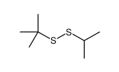 2-methyl-2-(propan-2-yldisulfanyl)propane结构式