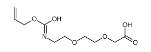 2-[2-[2-(prop-2-enoxycarbonylamino)ethoxy]ethoxy]acetic acid结构式