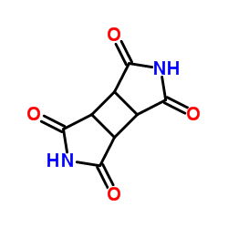 1,2,3,4-环丁四烷四碳二亚胺结构式