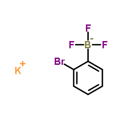 Potassium (2-bromophenyl)(trifluoro)borate(1-) Structure