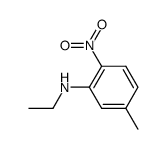 5-methyl-N-ethyl-2-nitroaniline结构式