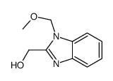 1H-Benzimidazole-2-methanol,1-(methoxymethyl)-(9CI) Structure