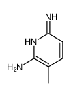 3-甲基吡啶-2,6-二胺结构式