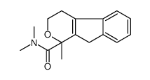 N,N,1-trimethyl-4,9-dihydro-3H-indeno[2,1-c]pyran-1-carboxamide结构式